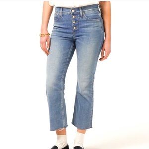 J. Crew 9" Billie Demi Boot Crop Jeans size 27 petite